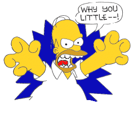 homer angry